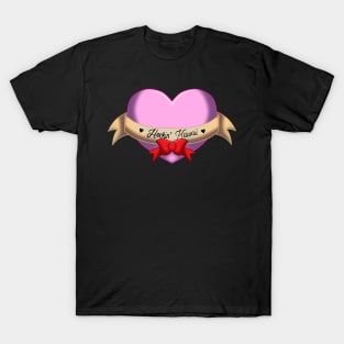 Heckin’ Kawaii-Black Hearts T-Shirt